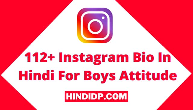 112+ Instagram Bio In Hindi For Boys Attitude